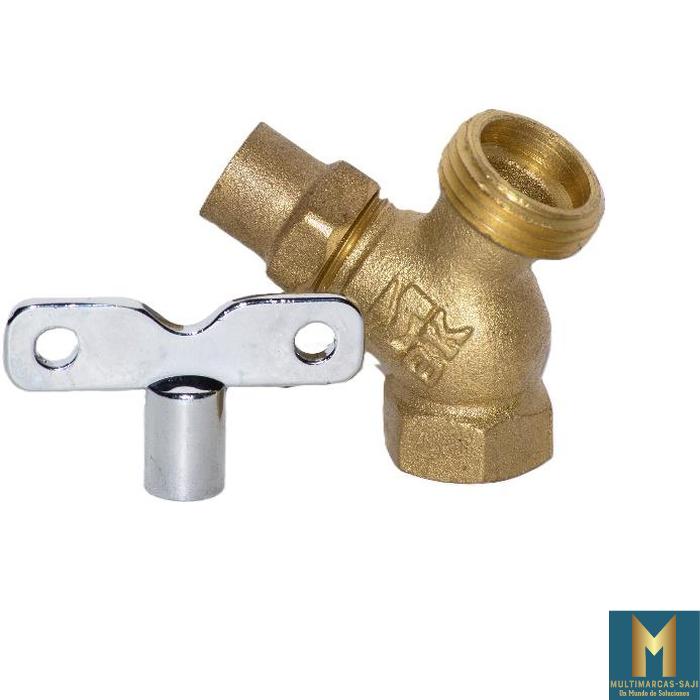 Llave jardin 1/2 c/candado